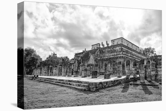 ¡Viva Mexico! B&W Collection - One Thousand Mayan Columns V - Chichen Itza-Philippe Hugonnard-Premier Image Canvas