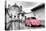 ?Viva Mexico! B&W Collection - Pink VW Beetle Car in San Cristobal de Las Casas-Philippe Hugonnard-Premier Image Canvas