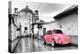 ?Viva Mexico! B&W Collection - Pink VW Beetle Car in San Cristobal de Las Casas-Philippe Hugonnard-Premier Image Canvas