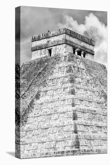 ¡Viva Mexico! B&W Collection - Pyramid Chichen Itza IV-Philippe Hugonnard-Premier Image Canvas