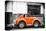 ¡Viva Mexico! B&W Collection - Small Orange VW Beetle Car-Philippe Hugonnard-Premier Image Canvas