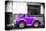 ¡Viva Mexico! B&W Collection - Small Red Purple Beetle Car-Philippe Hugonnard-Premier Image Canvas