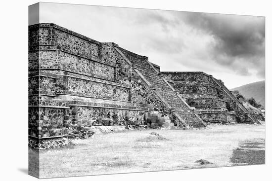 ¡Viva Mexico! B&W Collection - Teotihuacan Pyramids III-Philippe Hugonnard-Premier Image Canvas