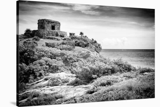 ¡Viva Mexico! B&W Collection - Tulum Riviera Maya I-Philippe Hugonnard-Premier Image Canvas