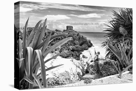 ?Viva Mexico! B&W Collection - Tulum Riviera Maya IX-Philippe Hugonnard-Premier Image Canvas