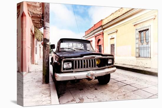 ¡Viva Mexico! Collection - Black Jeep and Colorful Street II-Philippe Hugonnard-Premier Image Canvas