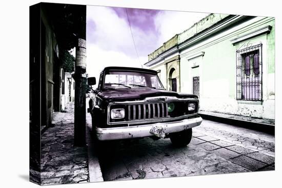 ¡Viva Mexico! Collection - Black Jeep and Colorful Street IV-Philippe Hugonnard-Premier Image Canvas