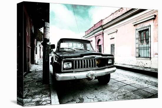 ¡Viva Mexico! Collection - Black Jeep and Colorful Street V-Philippe Hugonnard-Premier Image Canvas