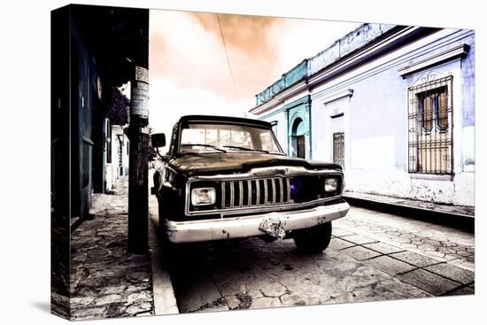 ¡Viva Mexico! Collection - Black Jeep and Colorful Street VI-Philippe Hugonnard-Premier Image Canvas
