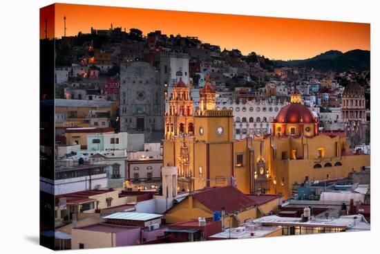¡Viva Mexico! Collection - Colorful City at Twilight - Guanajuato-Philippe Hugonnard-Premier Image Canvas