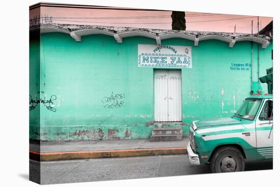 ¡Viva Mexico! Collection - Coral Green Truck-Philippe Hugonnard-Premier Image Canvas