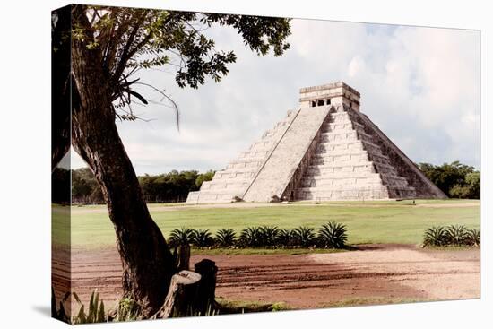 ¡Viva Mexico! Collection - El Castillo Pyramid in Chichen Itza XIX-Philippe Hugonnard-Premier Image Canvas