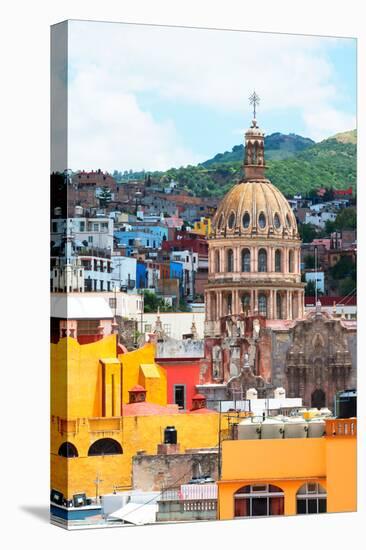 ¡Viva Mexico! Collection - Guanajuato - Church Domes II-Philippe Hugonnard-Premier Image Canvas