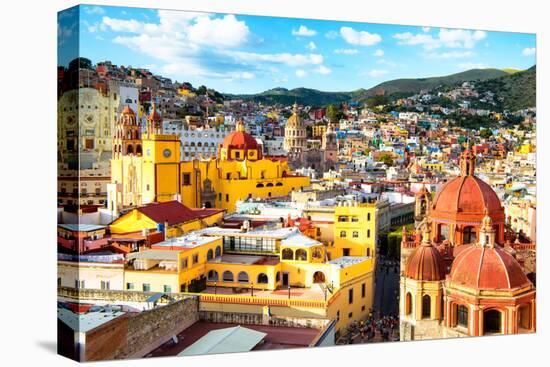 ¡Viva Mexico! Collection - Guanajuato - View of City II-Philippe Hugonnard-Premier Image Canvas