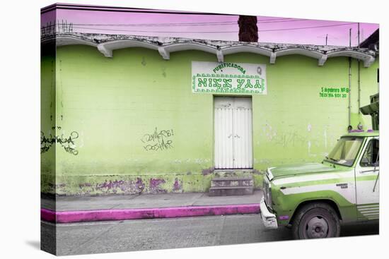 ¡Viva Mexico! Collection - Lime Green Truck-Philippe Hugonnard-Premier Image Canvas