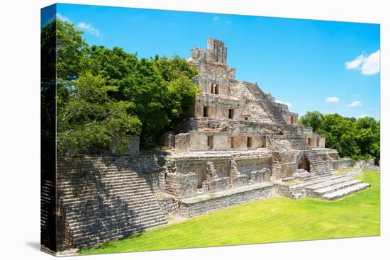 ¡Viva Mexico! Collection - Maya Archaeological Site VI - Edzna Campeche-Philippe Hugonnard-Premier Image Canvas