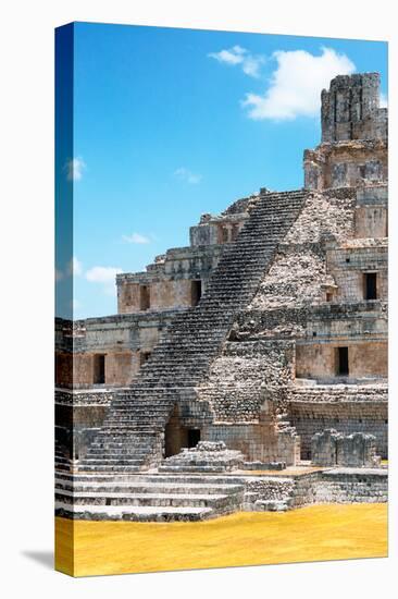 ¡Viva Mexico! Collection - Maya Archaeological Site with Fall Colors V - Edzna Campeche-Philippe Hugonnard-Premier Image Canvas