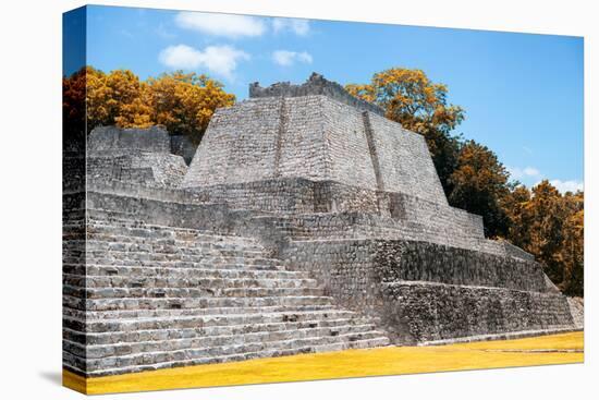 ¡Viva Mexico! Collection - Mayan Ruins VI - Edzna-Philippe Hugonnard-Premier Image Canvas