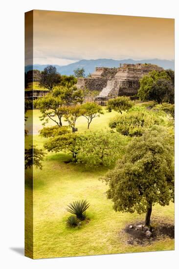 ¡Viva Mexico! Collection - Mayan Temple of Monte Alban with Fall Colors II-Philippe Hugonnard-Premier Image Canvas