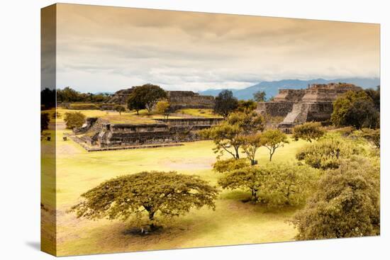 ¡Viva Mexico! Collection - Mayan Temple of Monte Alban with Fall Colors-Philippe Hugonnard-Premier Image Canvas