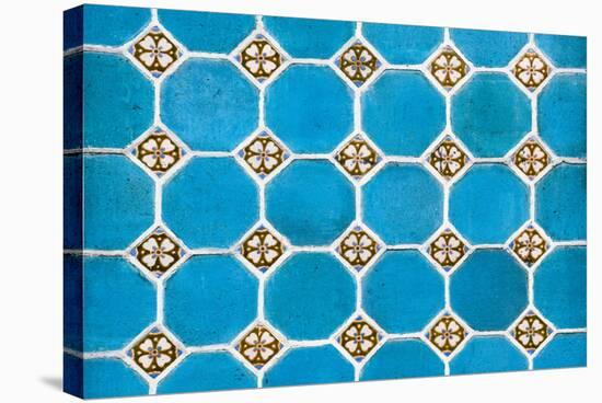 ¡Viva Mexico! Collection - Mosaics Blue Bricks-Philippe Hugonnard-Premier Image Canvas