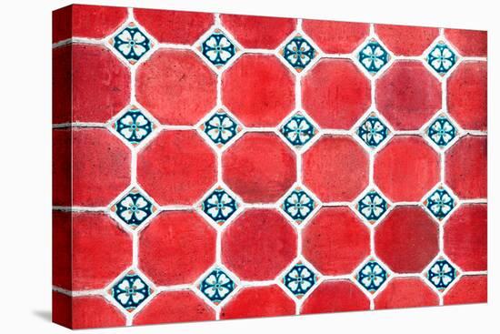 ¡Viva Mexico! Collection - Mosaics Red Bricks-Philippe Hugonnard-Premier Image Canvas