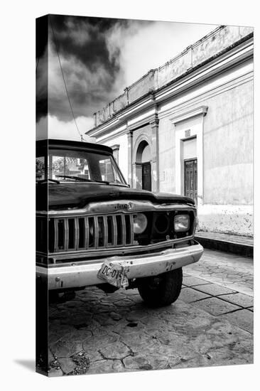 ¡Viva Mexico! Collection - Old Black Jeep and Colorful Street II-Philippe Hugonnard-Premier Image Canvas