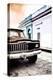 ¡Viva Mexico! Collection - Old Black Jeep and Colorful Street VIII-Philippe Hugonnard-Premier Image Canvas