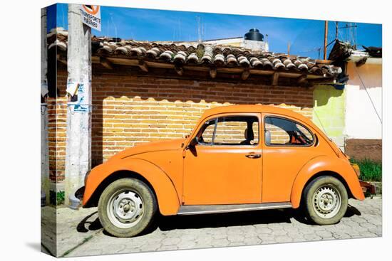 ¡Viva Mexico! Collection - Orange Volkswagen Beetle-Philippe Hugonnard-Premier Image Canvas