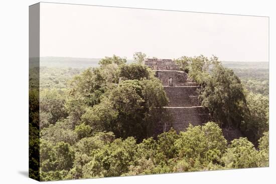 ¡Viva Mexico! Collection - Pyramid in Mayan City of Calakmul-Philippe Hugonnard-Premier Image Canvas