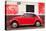 ¡Viva Mexico! Collection - Red VW Beetle Car and American Graffiti-Philippe Hugonnard-Premier Image Canvas