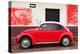 ¡Viva Mexico! Collection - Red VW Beetle Car and American Graffiti-Philippe Hugonnard-Premier Image Canvas