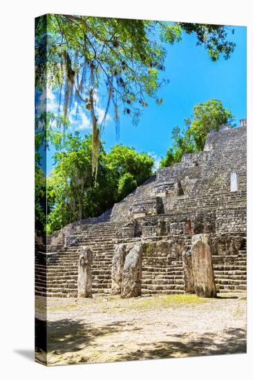 ¡Viva Mexico! Collection - Ruins of the ancient Mayan city of Calakmul II-Philippe Hugonnard-Premier Image Canvas