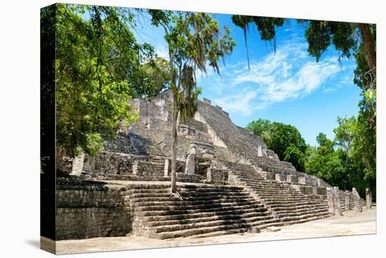 ¡Viva Mexico! Collection - Ruins of the ancient Mayan city of Calakmul III-Philippe Hugonnard-Premier Image Canvas