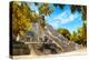 ¡Viva Mexico! Collection - Ruins of the ancient Mayan city with Fall Colors of Calakmul III-Philippe Hugonnard-Premier Image Canvas