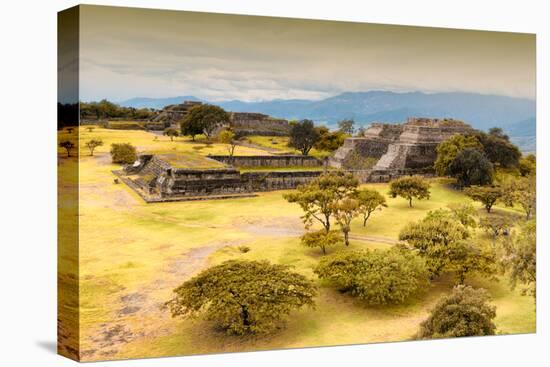 ¡Viva Mexico! Collection - Ruins of the Zapotec civilization in Oaxaca with Fall Colors-Philippe Hugonnard-Premier Image Canvas