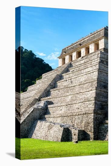 ¡Viva Mexico! Collection - Temple of Inscriptions at Mayan archaelogical site - Palenque-Philippe Hugonnard-Premier Image Canvas