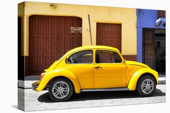 ¡Viva Mexico! Collection - The Yellow Beetle Car-Philippe Hugonnard-Premier Image Canvas