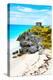 ¡Viva Mexico! Collection - Tulum Ruins along Caribbean Coastline IX-Philippe Hugonnard-Premier Image Canvas