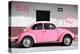 ¡Viva Mexico! Collection - VW Beetle Car and Light Pink Graffiti-Philippe Hugonnard-Premier Image Canvas