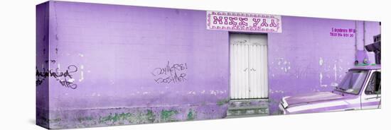 ¡Viva Mexico! Panoramic Collection - "5 de febrero" Purple Wall-Philippe Hugonnard-Premier Image Canvas