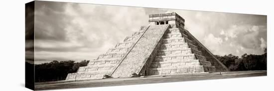 ¡Viva Mexico! Panoramic Collection - El Castillo Pyramid - Chichen Itza V-Philippe Hugonnard-Premier Image Canvas