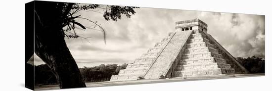 ¡Viva Mexico! Panoramic Collection - El Castillo Pyramid - Chichen Itza XI-Philippe Hugonnard-Premier Image Canvas