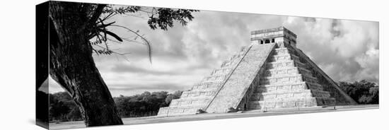 ¡Viva Mexico! Panoramic Collection - El Castillo Pyramid - Chichen Itza XIII-Philippe Hugonnard-Premier Image Canvas