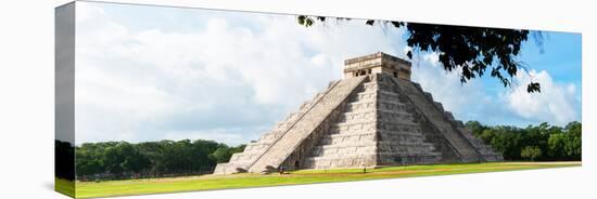 ¡Viva Mexico! Panoramic Collection - El Castillo Pyramid in Chichen Itza VIII-Philippe Hugonnard-Premier Image Canvas