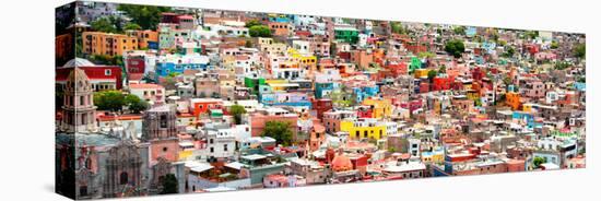 ¡Viva Mexico! Panoramic Collection - Guanajuato Colorful City VI-Philippe Hugonnard-Premier Image Canvas