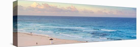 ¡Viva Mexico! Panoramic Collection - Ocean view at Sunset - Cancun-Philippe Hugonnard-Premier Image Canvas