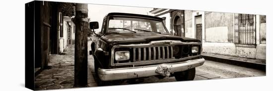 ¡Viva Mexico! Panoramic Collection - Old Jeep in San Cristobal de Las Casas III-Philippe Hugonnard-Premier Image Canvas