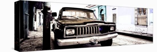 ¡Viva Mexico! Panoramic Collection - Old Jeep in San Cristobal de Las Casas VI-Philippe Hugonnard-Premier Image Canvas