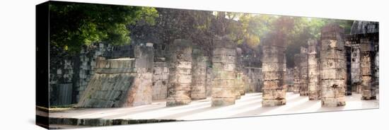 ¡Viva Mexico! Panoramic Collection - One Thousand Mayan Columns - Chichen Itza II-Philippe Hugonnard-Premier Image Canvas